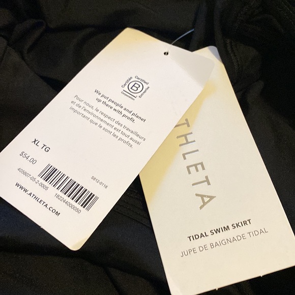 🖤 Athleta Tidal Skirt // Black #405807 - Picture 8 of 9